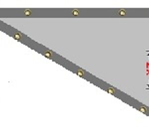 toile triangle rectangle pour pergola ou tonnelle